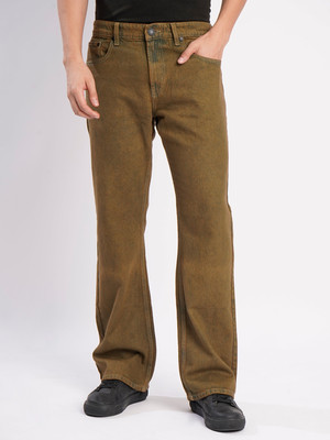 Bene Kleed Boot-Leg Men Brown Jeans