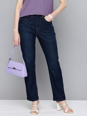 LEVI'S 710 Straight Fit Women Blue Jeans