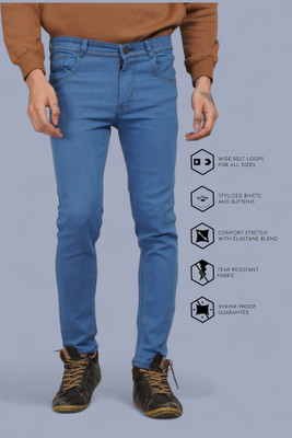 Lzard Slim Men Green Jeans