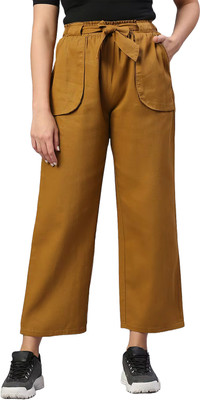 TWGE Relaxed Fit Women Yellow Jeans