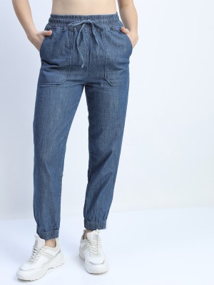 Tokyo Talkies Jogger Fit Women Blue Jeans