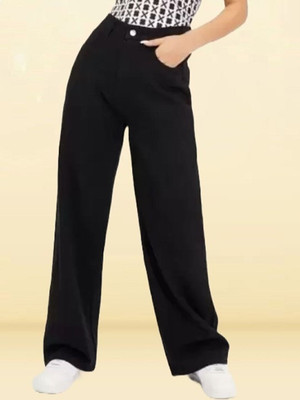 LTA Straight Fit Women Black Jeans