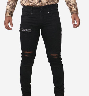 Shree Creation Slim Men Black Jeans