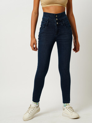 Kraus Jeans Women Dark Blue Super High-Rise Super Skinny Jeans Super Skinny Women Dark Blue Jeans