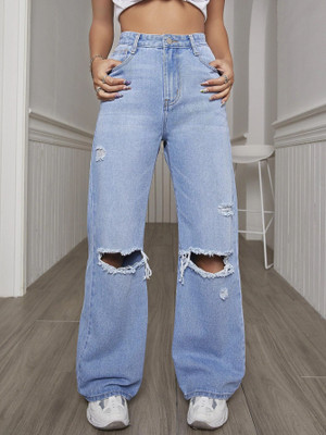 DENIM DIVA Regular Women Light Blue Jeans
