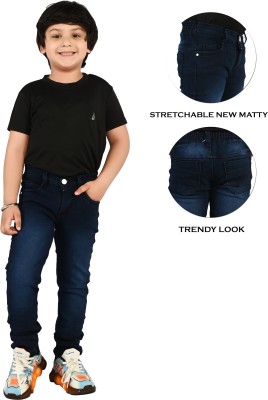 Nandis Straight Fit Boys Blue Jeans