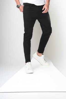 POKHINDA Regular Men Black Jeans