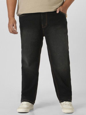 Urbano Plus Regular Men Black Jeans