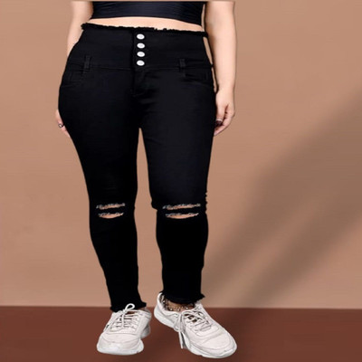 1DAYSTREET Regular Women Black Jeans