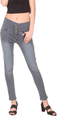 BOTUMQUTE Slim Women Grey Jeans