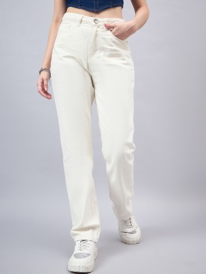 Style Quotient Relaxed Fit Women White Jeans