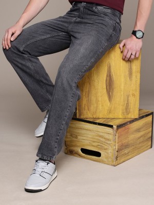 Roadster Straight Fit Men Grey Jeans