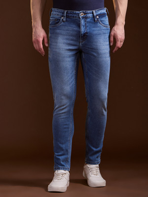 THE BEAR HOUSE Skinny Men Dark Blue Jeans