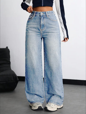 Nifty Relaxed Fit Women Light Blue Jeans