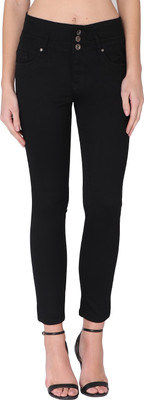 Zeston Slim Women Black Jeans