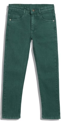 JABHIS EXIM Regular Baby Boys Green Jeans