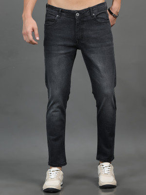 Paul Street Slim Men Black Jeans
