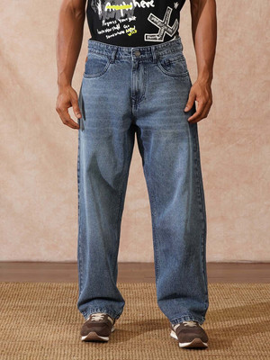 WROGN Loose Fit Men Blue Jeans