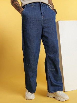 Glitchez Boot-Leg Men Blue Jeans