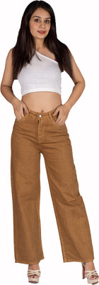 CKUSH Boyfriend Women Brown Jeans