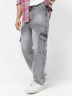Urbano Fashion Loose Fit Men Grey Jeans