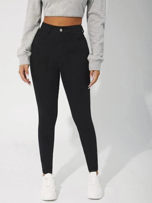 Herway Skinny Women Black Jeans