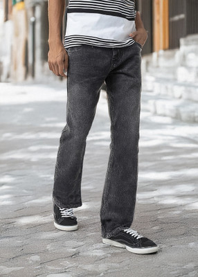 Urbano Boot-Leg Men Dark Grey Jeans