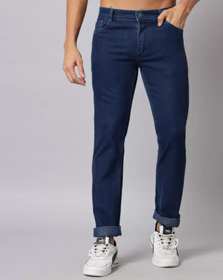 Playfeel Regular Men Dark Blue Jeans