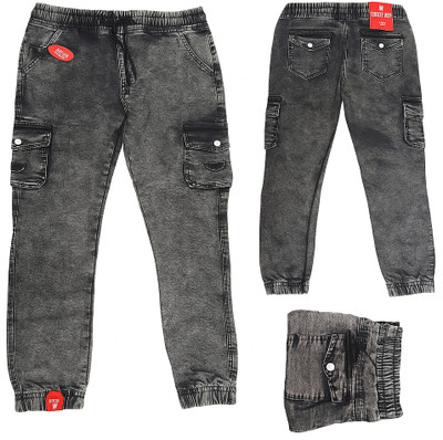 Boon Regular Men & Women Grey Jeans