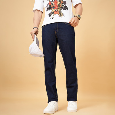 SF Jeans by Pantaloons Straight Fit Men Blue Jeans