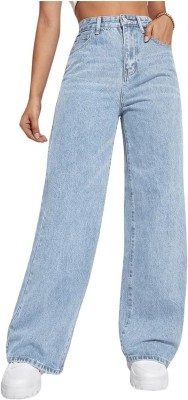 PINKLIT Straight Fit Women Light Blue Jeans