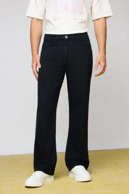 Rockwell Loose Fit Men Black Jeans