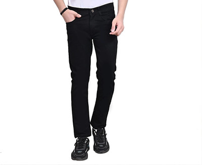 itup Regular Men Black Jeans