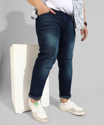 Instafab Plus Regular Men Blue Jeans