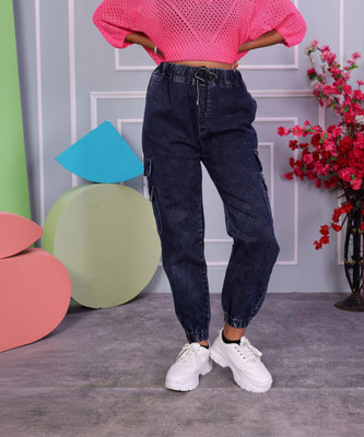 Icw Jogger Fit Women Black Jeans