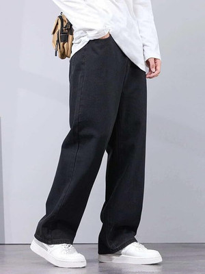 Zaba Denim Loose Fit Men Black Jeans