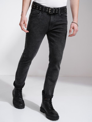 HIGHLANDER Straight Fit Men Dark Grey Jeans