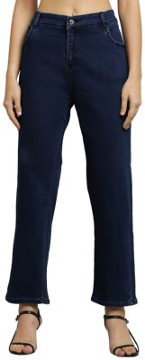 VRP Flared Women Dark Blue Jeans