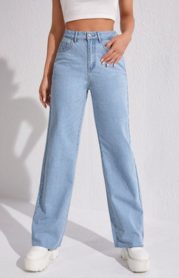 WHISQ Regular Women Light Blue Jeans
