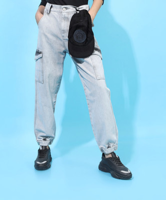 Tokyo Talkies Jogger Fit Women Grey Jeans