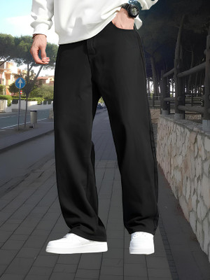 INDIVANE Relaxed Fit Men Black Jeans