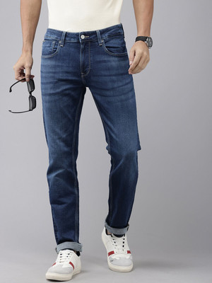 Spykar Straight Fit Men Blue Jeans