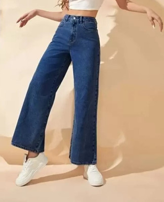 Hastar Loose Fit Women Dark Blue Jeans