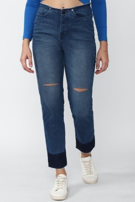 FOREVER 21 Slim Women Dark Blue Jeans