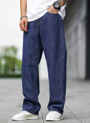 DENIM FIT Loose Fit Men Dark Blue Jeans