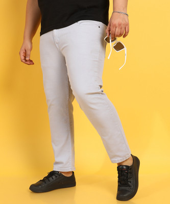 Instafab Plus Regular Men Grey Jeans