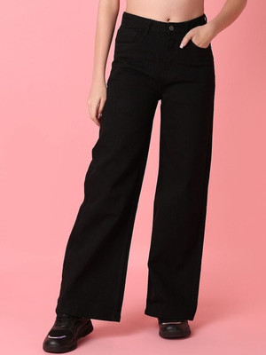 M MODDY Straight Fit Women Black Jeans