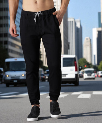 ZAYSH Jogger Fit Men Black Jeans
