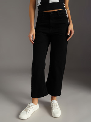 LIMEROAD Boot-Leg Women Black Jeans