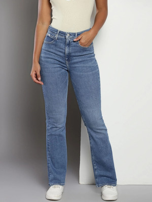 Calvin Klein Jeans Boot-Leg Women Blue Jeans